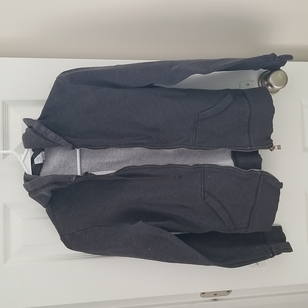 Grey Zip-Up Hoodie